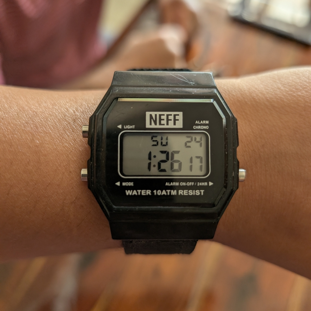 Neff Black Digital Smartwatch